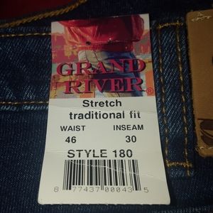 GRAND RIVER  46X30 STRETCH FIT JEANS